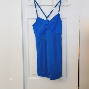 Beyond yoga strappy open back athletic tank, small
